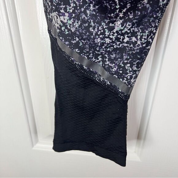 Lululemon Hop to It Crop Full on Luxtreme Size 6 Rocky Road Sand Dune - Picture 6 of 6